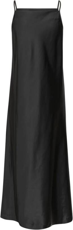 InWear Zijden Strap Jurk Zwart Black Dames