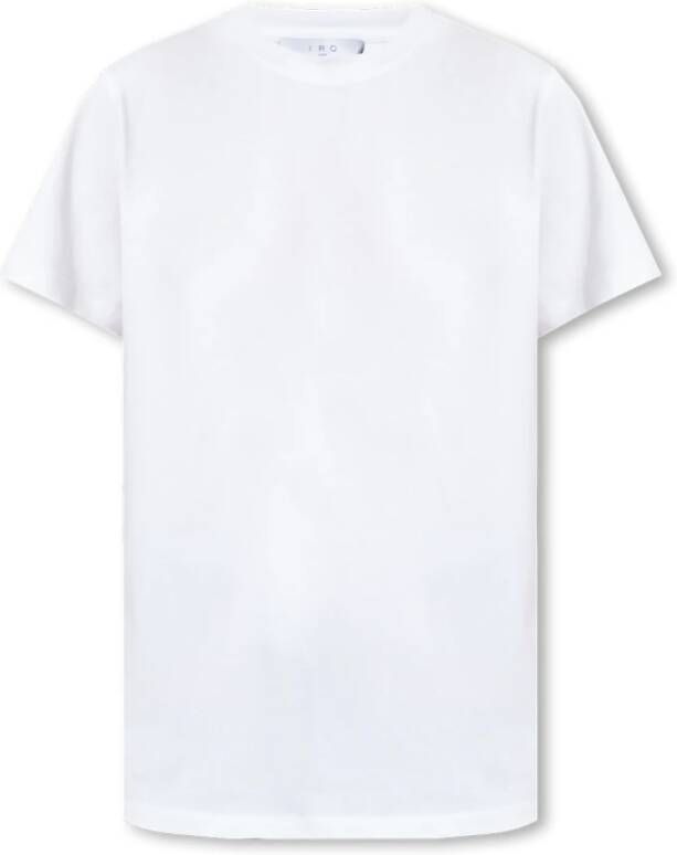 IRO Asadia T-shirt met logo Wit Dames