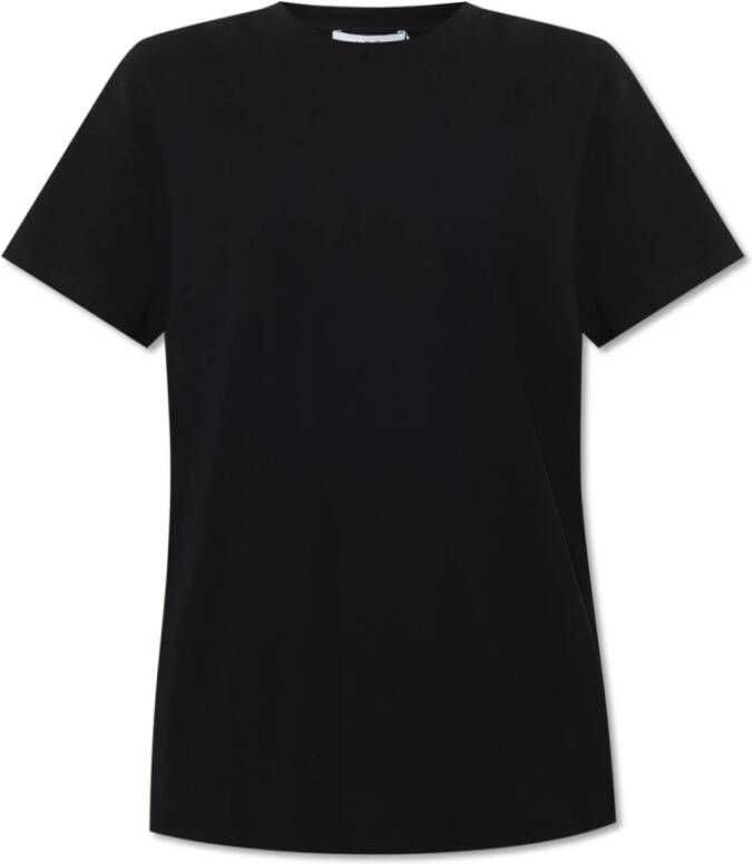IRO Asadia T-shirt met logo Zwart Dames