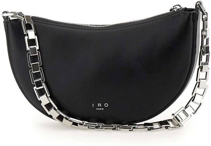 IRO Leren schoudertas Black Dames
