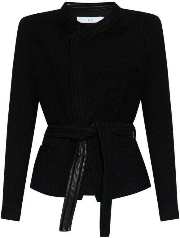 IRO Belted jacket Zwart Dames