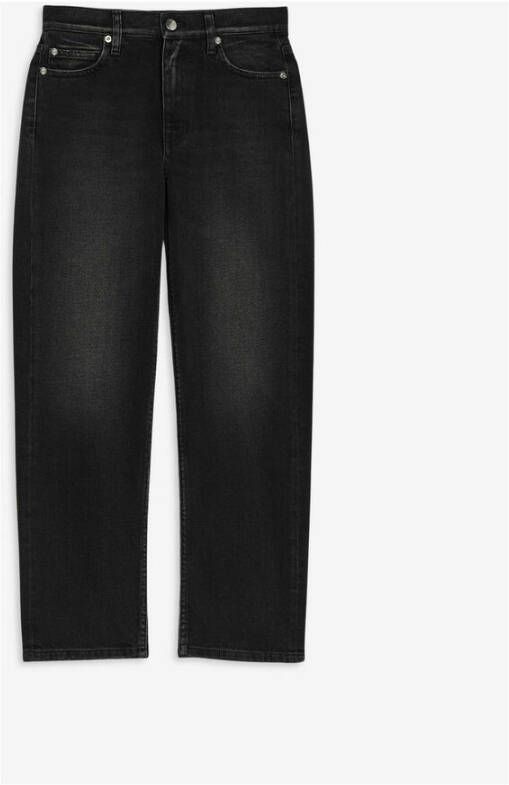 IRO Cropped Jeans Zwart Dames