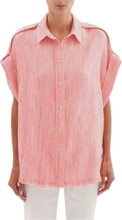 IRO Fahs -shirt Roze Dames