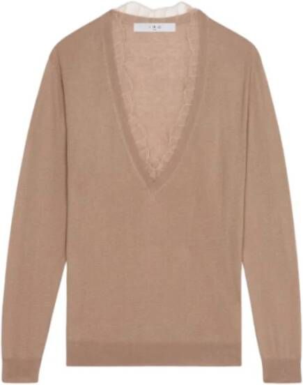 IRO Gebreide kleding met V-hals Beige Dames