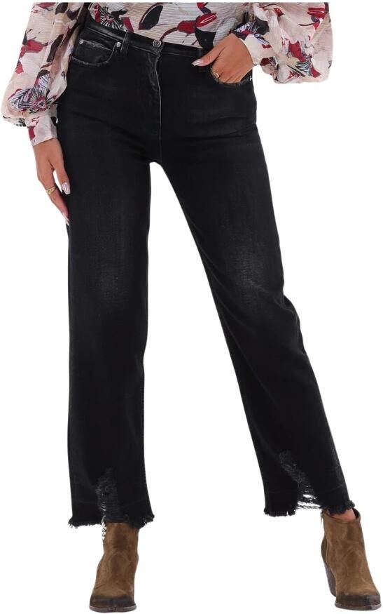 IRO Zwarte Straight Leg Jeans voor Vrouwen Black Dames - Foto 4