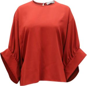 IRO Rode Polyester Cachica Blouse Rood Dames