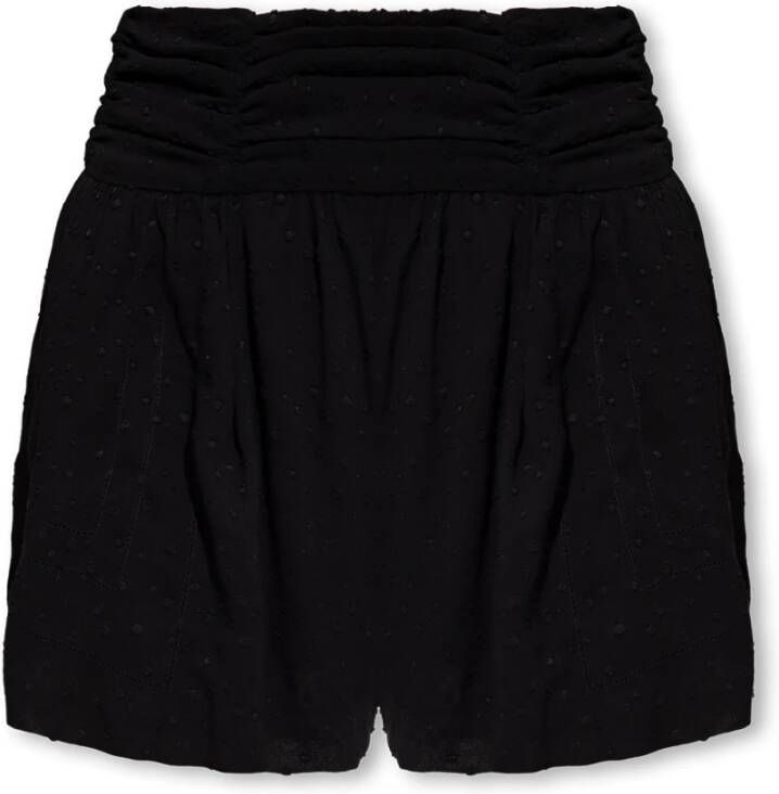 IRO Polkadot Shorts Zwart `Rico` Model Black Dames