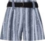 IRO Shorts met hoge taille Blauw Dames - Thumbnail 1
