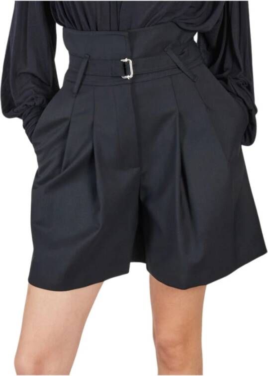 IRO Laty hoge taille shorts Black Dames