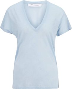 IRO slightly transparent shirt Blauw Dames