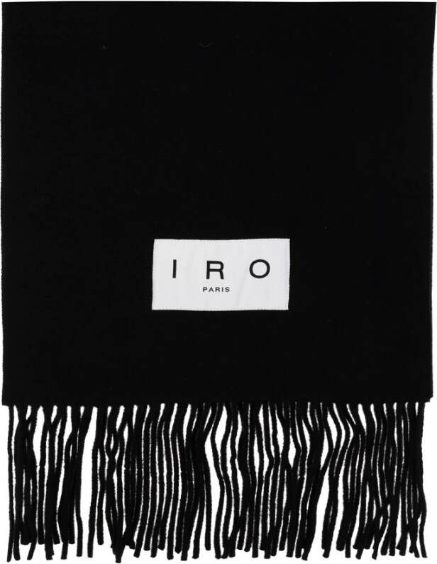 IRO Stola wollen sjaal Black Dames