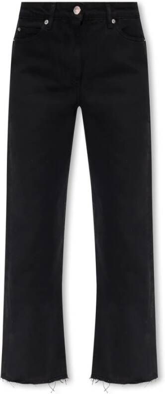 IRO Bootcut Jeans met Hoge Taille `Briol` Black Dames