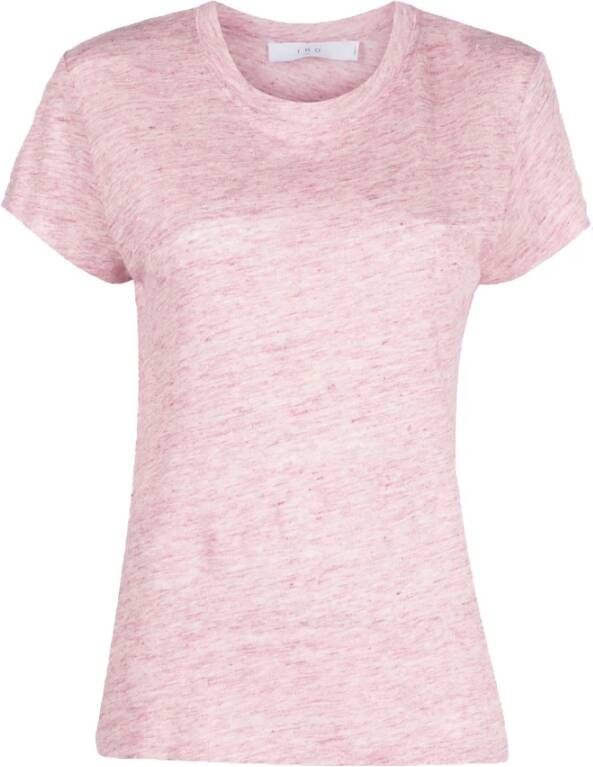 IRO T-shirt derde Roze Dames