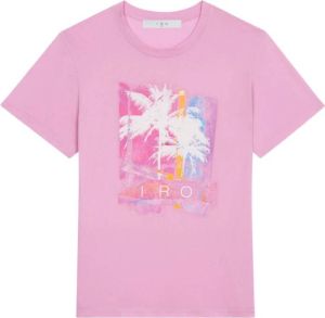 IRO Tee-shirt Maury Roze Dames