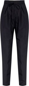 IRO Trousers with tapered legs Blauw Dames