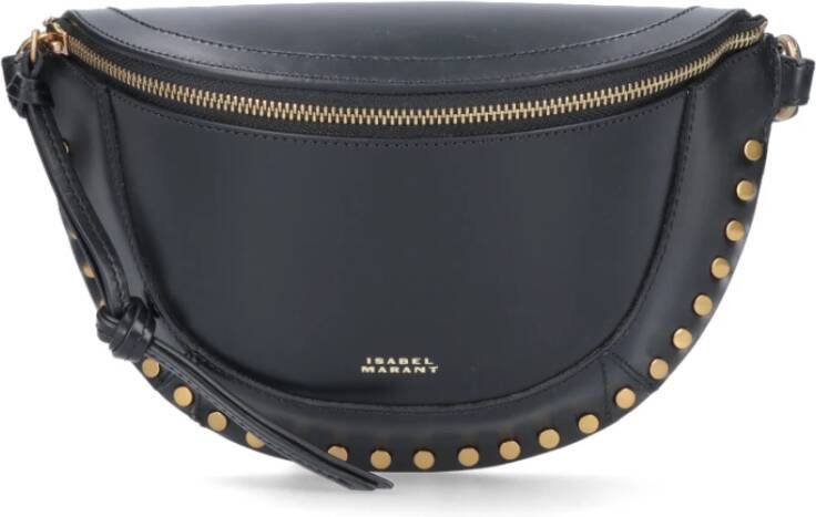Isabel marant Zwarte tas met gouden details Black Dames