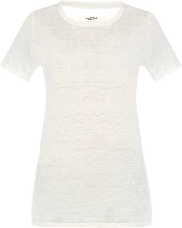 Isabel Marant Étoile Crewneck T-shirt White Dames