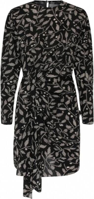 Isabel Marant Étoile Dulc jurk met geometrisch patroon Zwart Dames