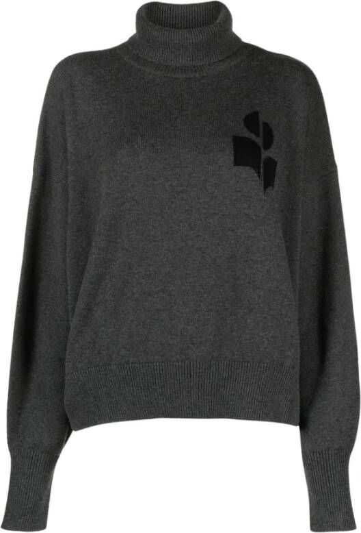 Isabel Marant Étoile Grijze Sweaters Nash Collectie Grijs Dames