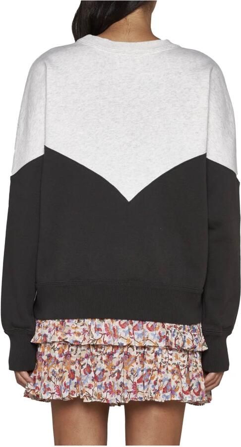 Isabel Marant Étoile Katoenen sweatshirt met geribbelde ronde hals Multicolor Dames - Foto 6