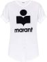 Isabel Marant Étoile Stijlvolle Linnen T-Shirt voor Vrouwen White Dames - Thumbnail 1