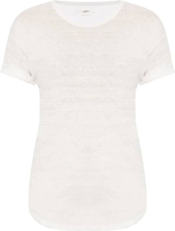 Isabel Marant Étoile Linnen T-shirt White Dames