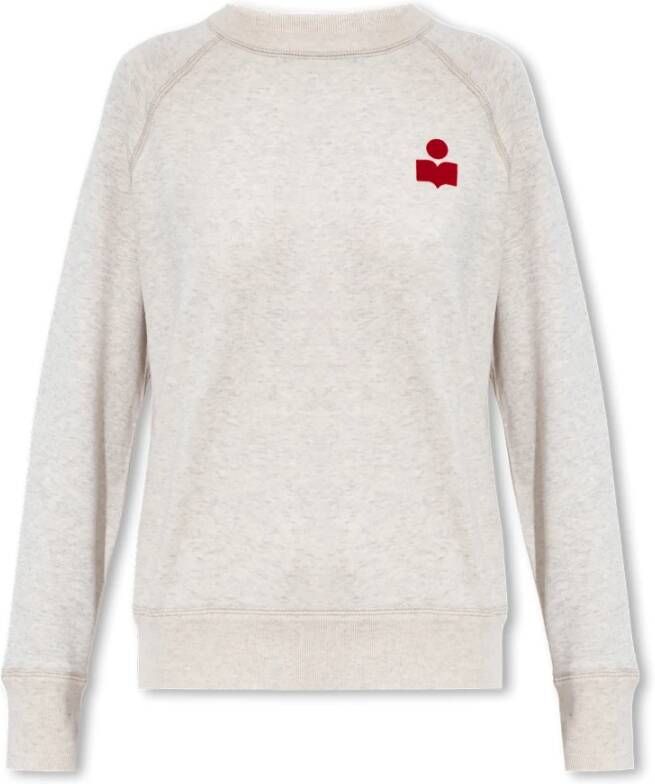 Isabel Marant Étoile Milla sweatshirt met logo Beige Dames