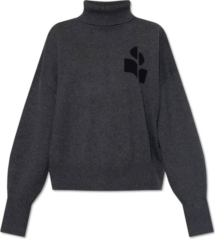 Isabel Marant Étoile Grijze Sweaters Nash Collectie Grijs Dames