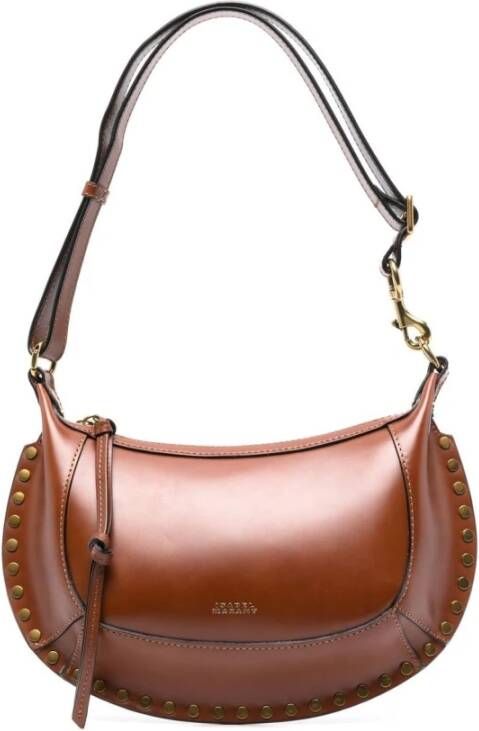Isabel Marant Étoile Naoko Schoudertas Cognac Bruin Kalfsleer Brown Dames