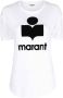 Isabel Marant Étoile Stijlvolle Linnen T-Shirt voor Vrouwen White Dames - Thumbnail 5