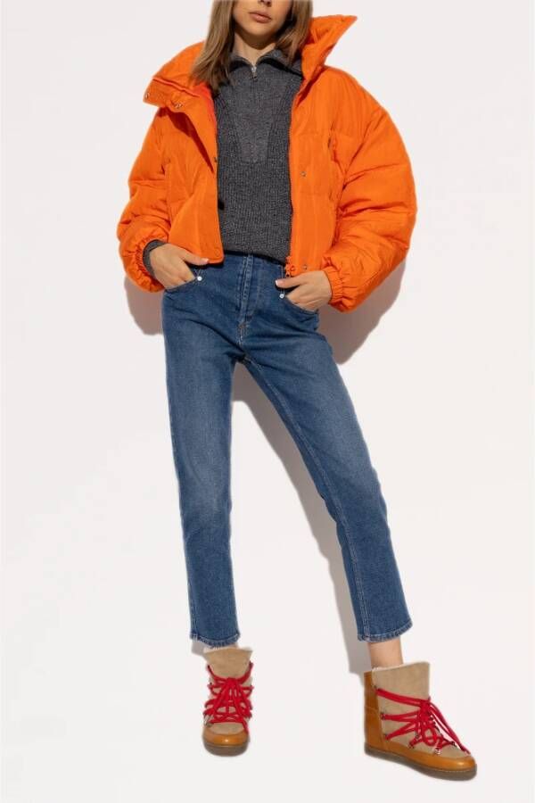 Isabel Marant Étoile Telia cropped jasje met logo Orange Dames