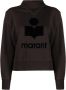 Isabel Marant Étoile Zachte Katoenen Sweatshirt voor Dames Black Dames - Thumbnail 1