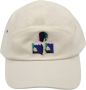 Isabel marant Tedji Baseball Cap met Multicolor Logo Borduursel White Dames - Thumbnail 1