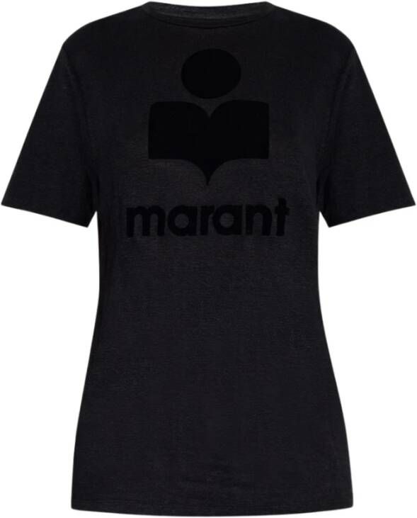 Isabel Marant Étoile Zewel bedrukt T-shirt Zwart Dames