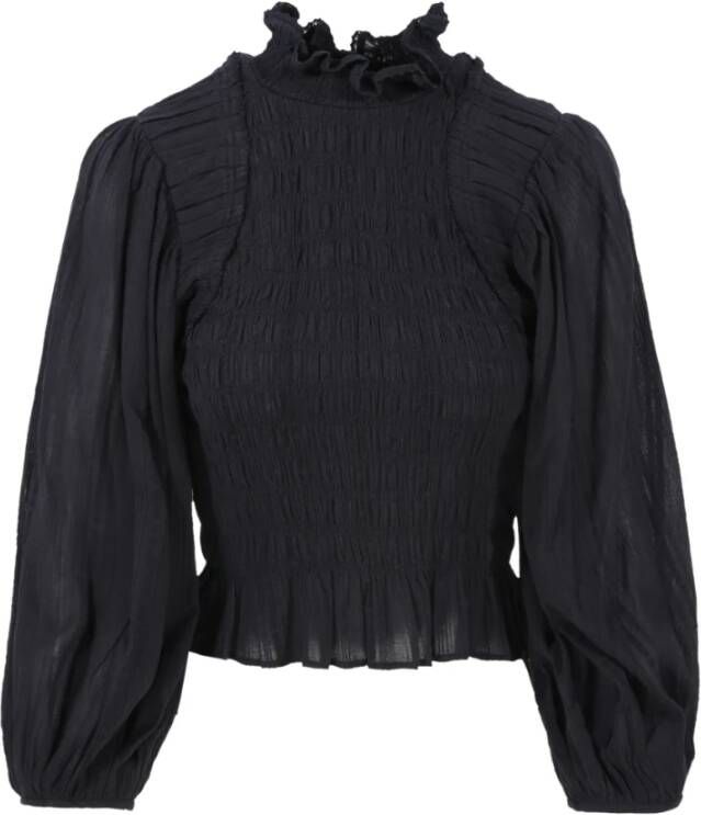 Isabel Marant Étoile Zwarte Idris Shirt Zwart Dames