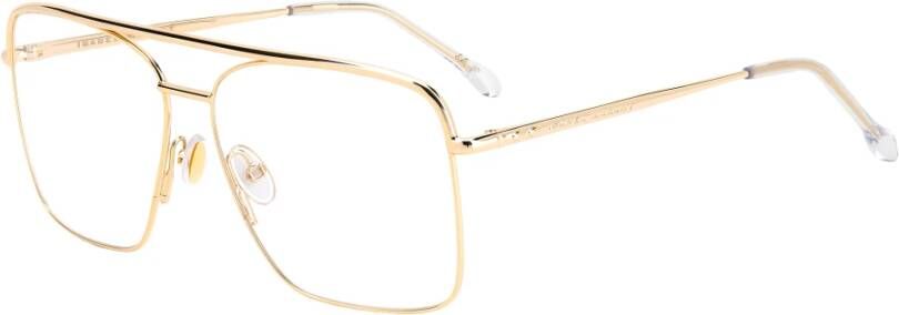 Isabel marant Rose Gold Eyewear Frames IM 0129 Yellow Unisex