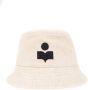 Isabel marant Geribbelde Fluwelen Bucket Hoed `Haley` Beige Heren - Thumbnail 1