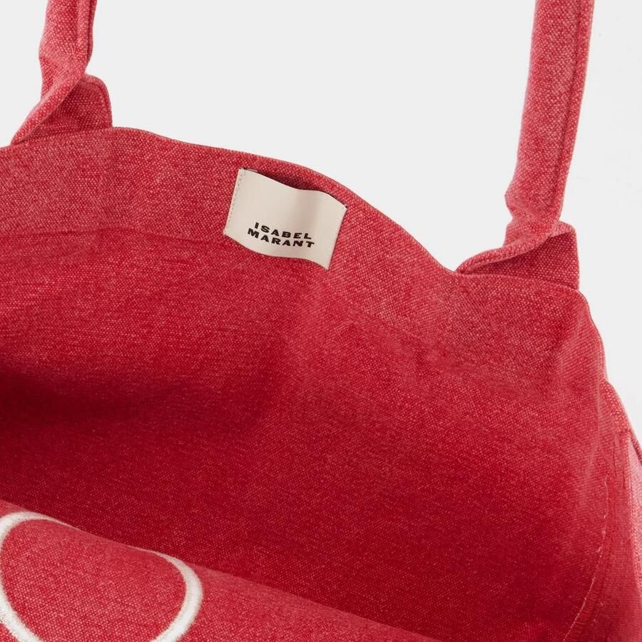 Isabel marant Totes & shoppers Yenky Gz Shopper Bag Cotton Red in rood - Foto 2