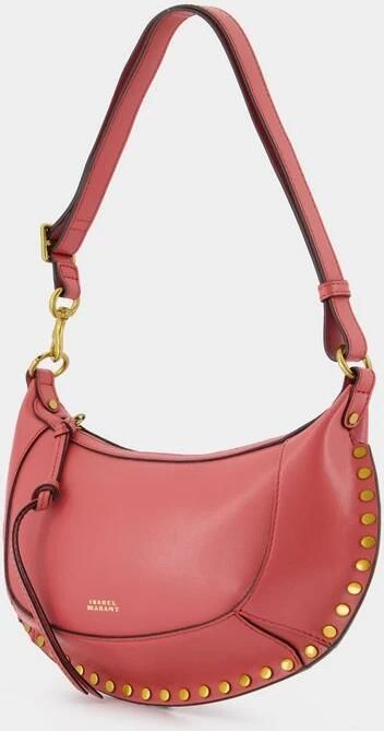 Isabel marant Roze Leren Moon Portemonnee met Verstelbare Band Pink Dames - Foto 4