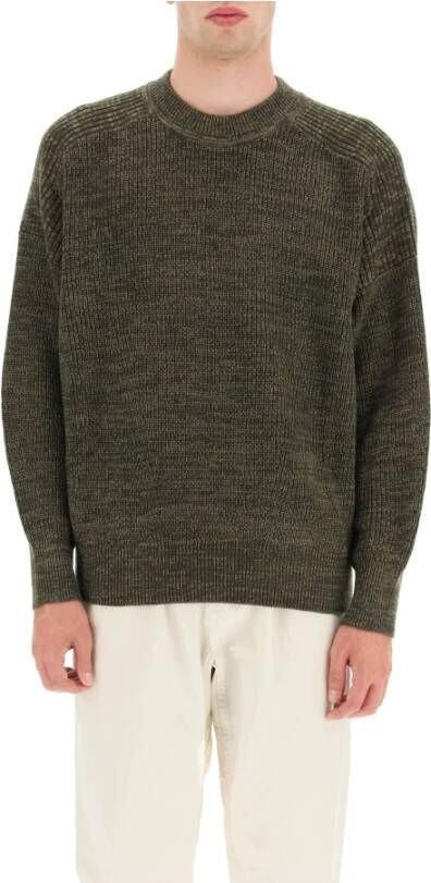 Isabel marant Merino wool sweater with raglan sleeves Groen Heren