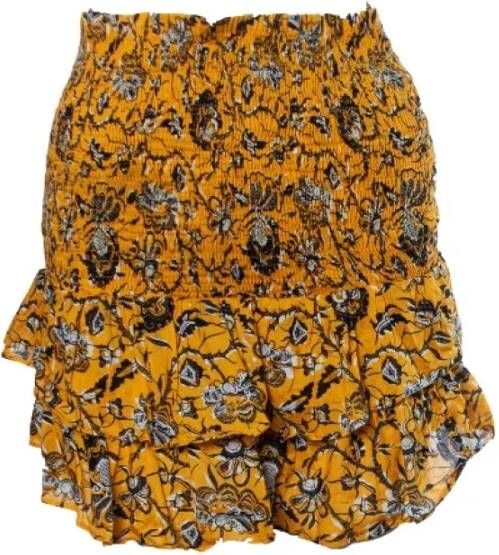 Isabel Marant Pre-owned Cotton bottoms Yellow Dames