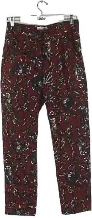 Isabel Marant Pre-owned Cotton bottoms Rood Dames