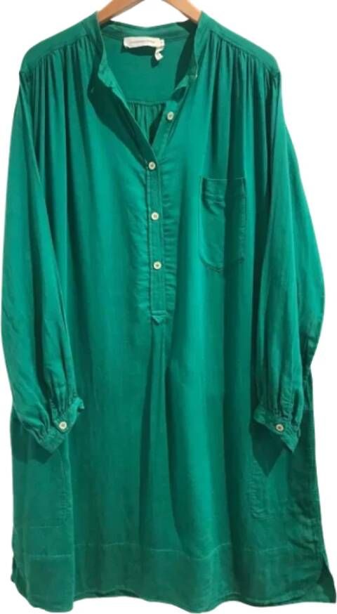 Isabel Marant Pre-owned Cotton dresses Groen Dames