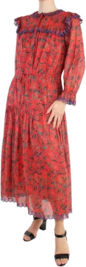 Isabel Marant Pre-owned Cotton dresses Rood Dames