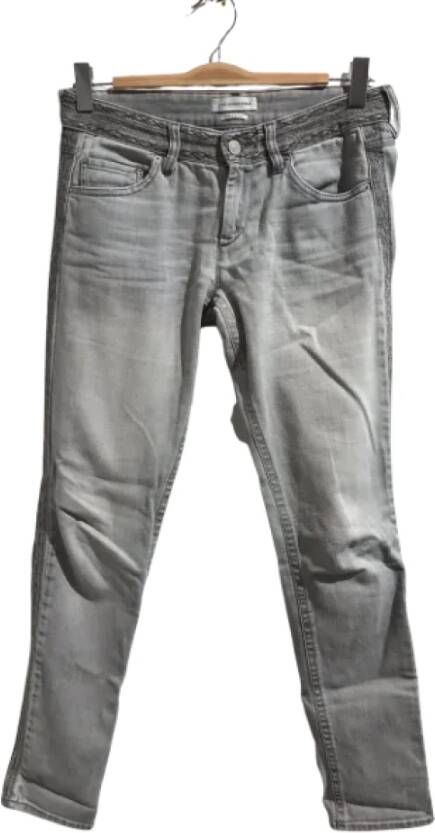 Isabel Marant Pre-owned Cotton jeans Grijs Dames