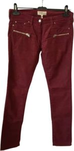 Isabel Marant Pre-owned Cotton jeans Rood Dames
