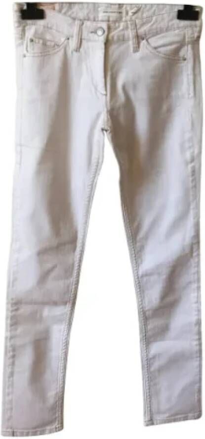 Isabel Marant Pre-owned Cotton jeans White Dames