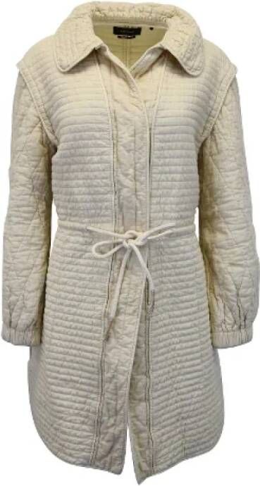 Isabel Marant Pre-owned Cotton outerwear Beige Dames