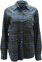 Isabel Marant Pre-owned Flanellen Overhemd in Blauw Blue Dames - Thumbnail 1