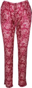 Isabel Marant Pre-owned Floral Print Sweat Pants Roze Dames